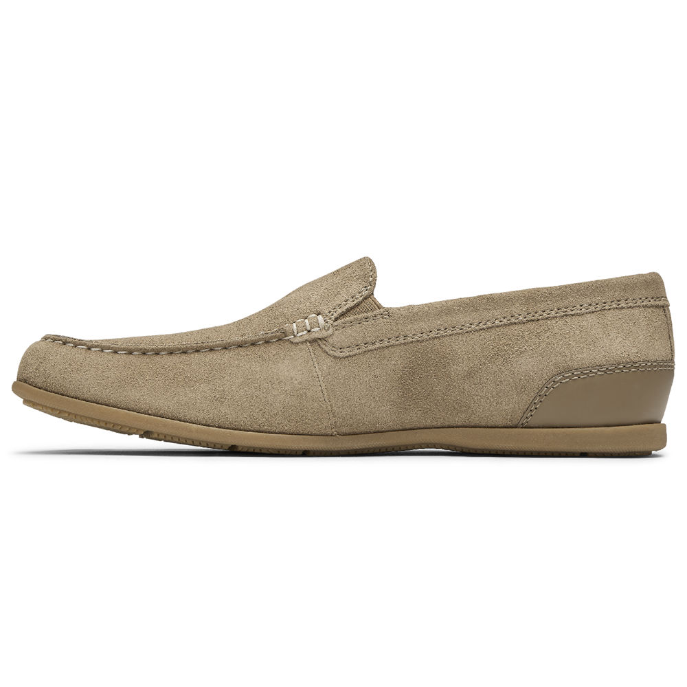 Rockport Slip-On For Mens Olive - Malcom Venetian - EB8062514